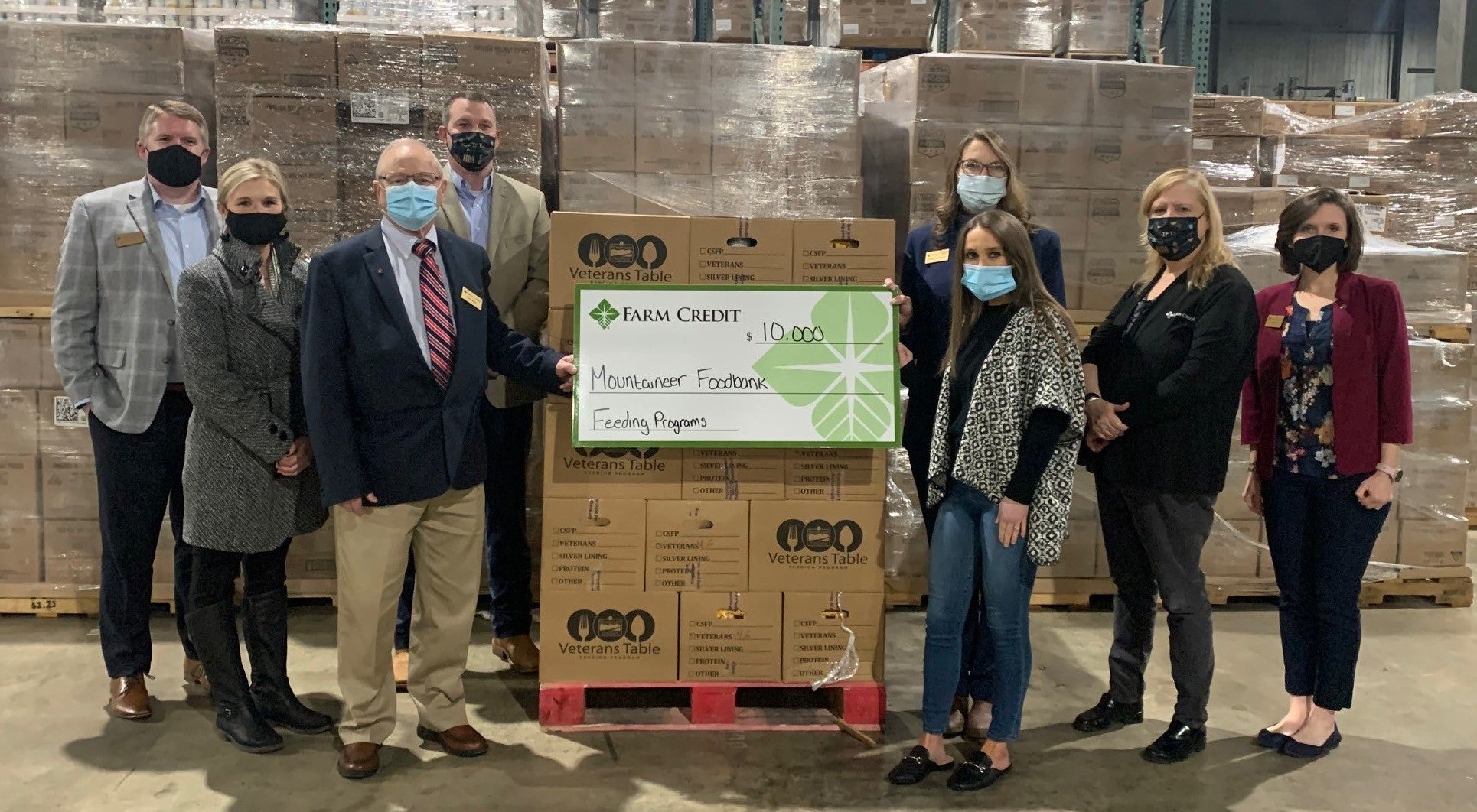 West Virginia Farm Credit Associations Donate 10,000 to Mountaineer